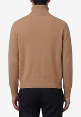 AMI PARIS Ami De Coeur Turtleneck Sweater Beige HKS833-005-280