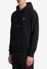 AMI PARIS Ami De Coeur Hooded Sweatshirt Black HSW764-730-045