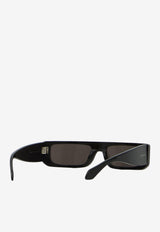Alaïa Rectangular Mask Sunglasses Gray AA4E7009S001--999