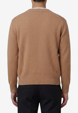 AMI PARIS Ami De Coeur Cardigan Beige HKC364-005-280