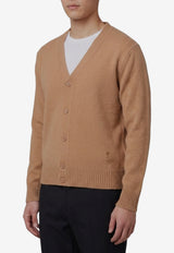 AMI PARIS Ami De Coeur Cardigan Beige HKC364-005-280