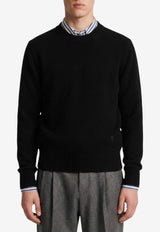 AMI PARIS Tonal Ami De Coeur Sweater Black HKS832-005-001