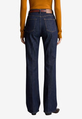 Saint Laurent 70s Boot-Cut Jeans Blue 873630-Y21MA-4290