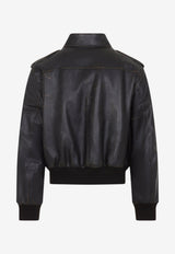 Distressed Leather Jacket