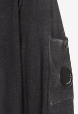Wool Knit Faded Sweater with Signature Lens