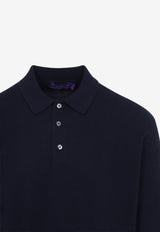 Cashmere Knit Polo Sweater