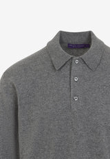 Cashmere Knit Polo Sweater