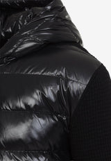 Glossy Quilted Cardigan Jacket