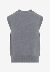 Ami De Coeur Wool Knit Sweater Vest