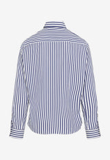 Ami De Coeur Long-Sleeved Stripe Shirt