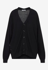 Relaxed Twisted Asymmetric Cardigan