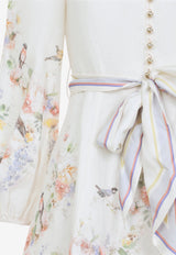 Valiant Floral Print Mini Dress