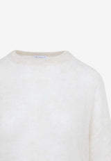 Open Knit Sheer Sweater