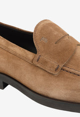 Suede Leather Penny Loafers