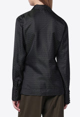 Dries Van Noten V-neck Wrap Shirt Black 107852350/R_DRVNO-900