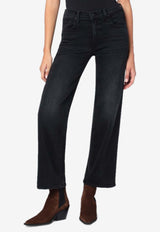 MOTHER Rambler Zip Flood Jeans Black 10807-1611DE_MOTH-SPF