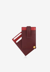 Mlouye Rotate Leather Double Cardholders Bordeaux 11-011-032_BORDEAUX