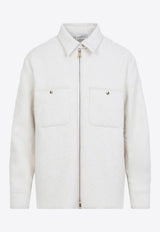 Bouclé Zip-Up Jacket