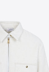 Bouclé Zip-Up Jacket