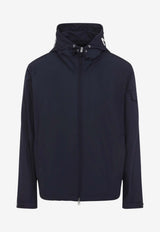 Sassiere Logo Print Windbreaker Jacket