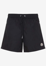 Logo Patch Swim Shorts