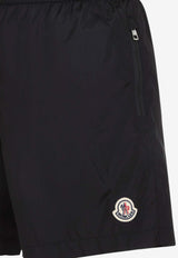 Logo Patch Swim Shorts