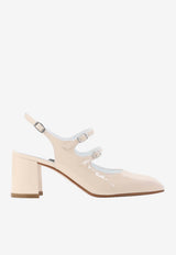 Banana 70 Patent Leather Slingback Pumps