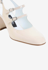 Banana 70 Patent Leather Slingback Pumps