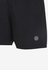 Logo Patch Swim Shorts