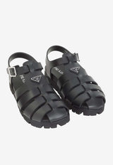 Triangle Logo Fisherman Sandals