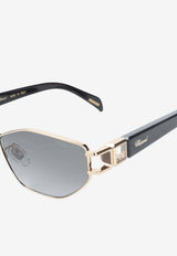 Geometric Logo Sunglasses