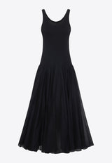 Double Layer Midi Dress