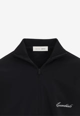 Logo Embroidered Half-Zip Sweatshirt