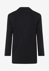 Mattia Pinstriped Double-Breasted Blazer