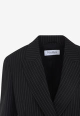Mattia Pinstriped Double-Breasted Blazer