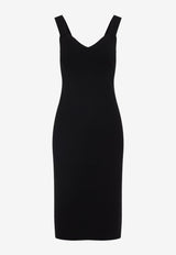 Teak Compact Midi Dress