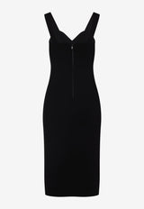 Teak Compact Midi Dress