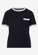 Egidio Short-Sleeved Wool Knit T-shirt