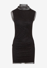 Empoli Crystal Net Mini Dress