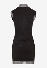 Empoli Crystal Net Mini Dress