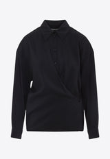 Twisted Long-Sleeved Shirt