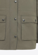 Logo Label Jacket with Elbow Patches