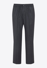 Elasticated Waist Wool Pants