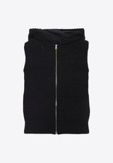 Padded Vest in Wool Blend