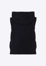 Padded Vest in Wool Blend