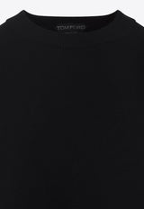 Knitted Sweater in Wool and Cashmere Blend