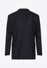 Double-Breasted Wool Blazer