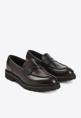 College Leather Loafers