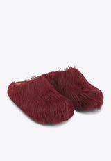 Fussbett Calf Hair Sabot Mules