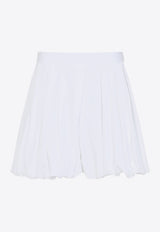 Voluminous High-Waist Mini Shorts